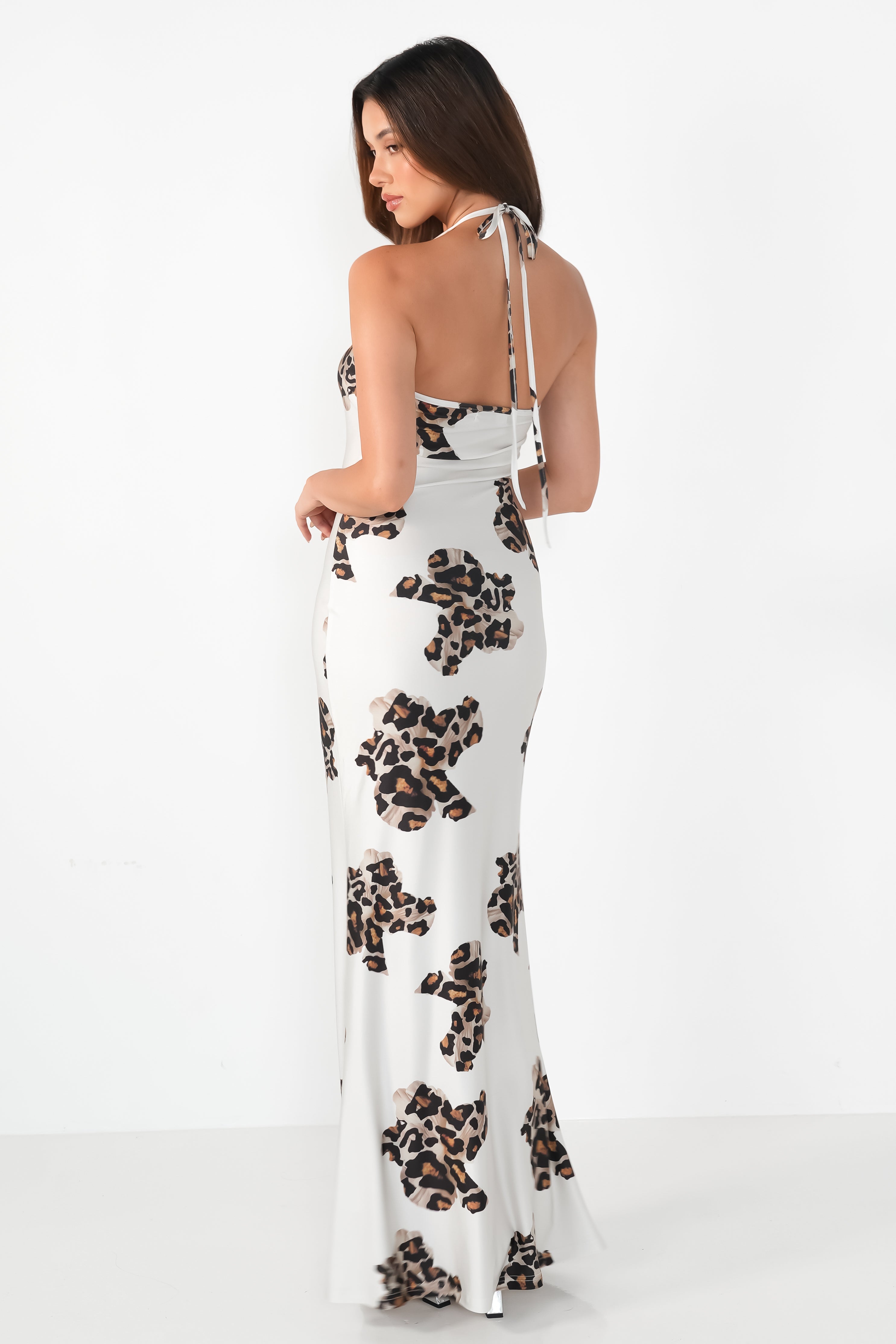 SAVARA LEOPARD MAXI DRESS