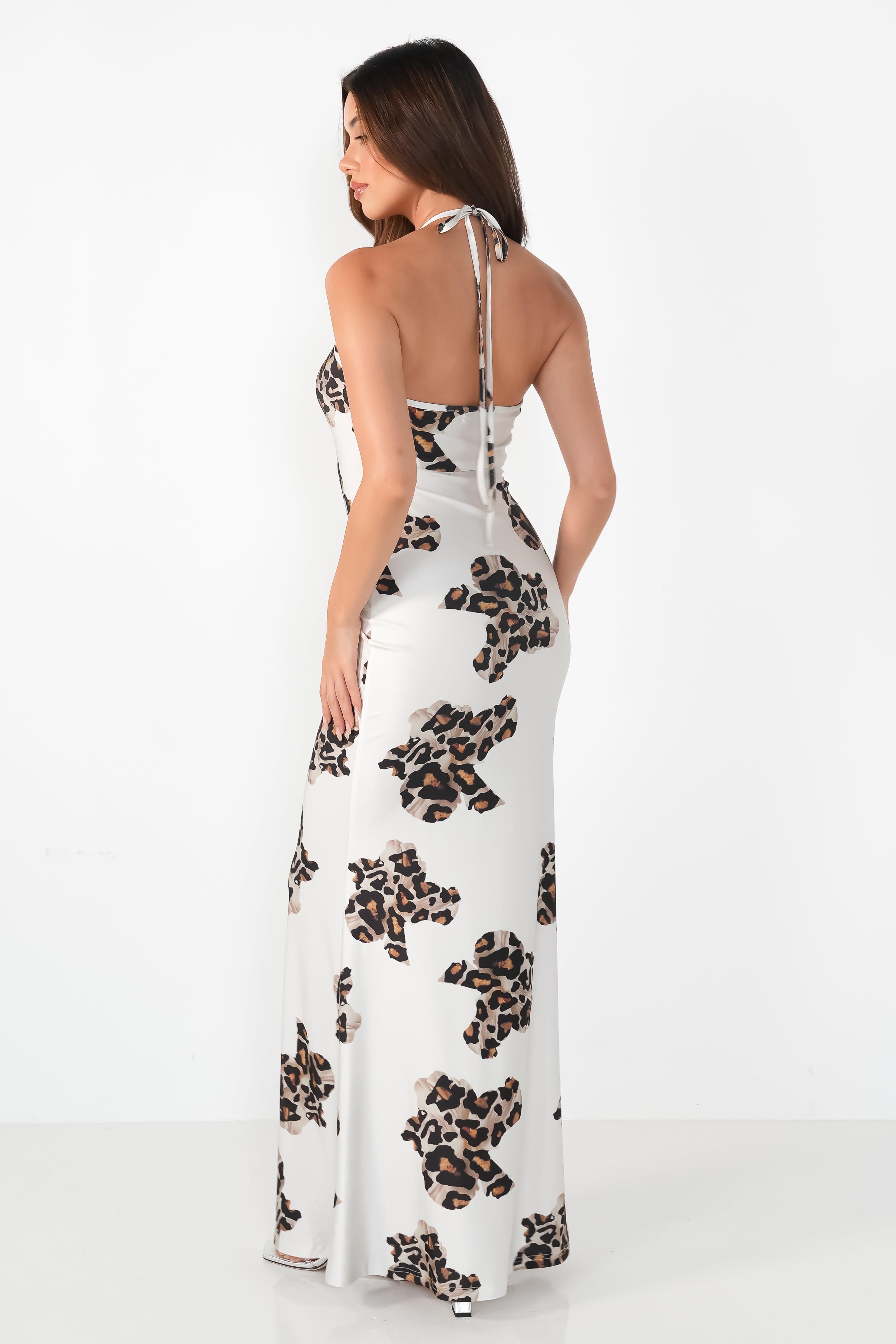 SAVARA LEOPARD MAXI DRESS